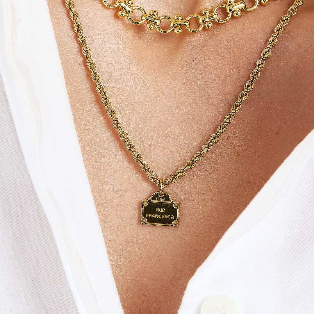 Rue Pendant Necklace - Elegant Botanical Jewelry for Women | Perfect for Everyday Wear, Gifts & Boho Fashion