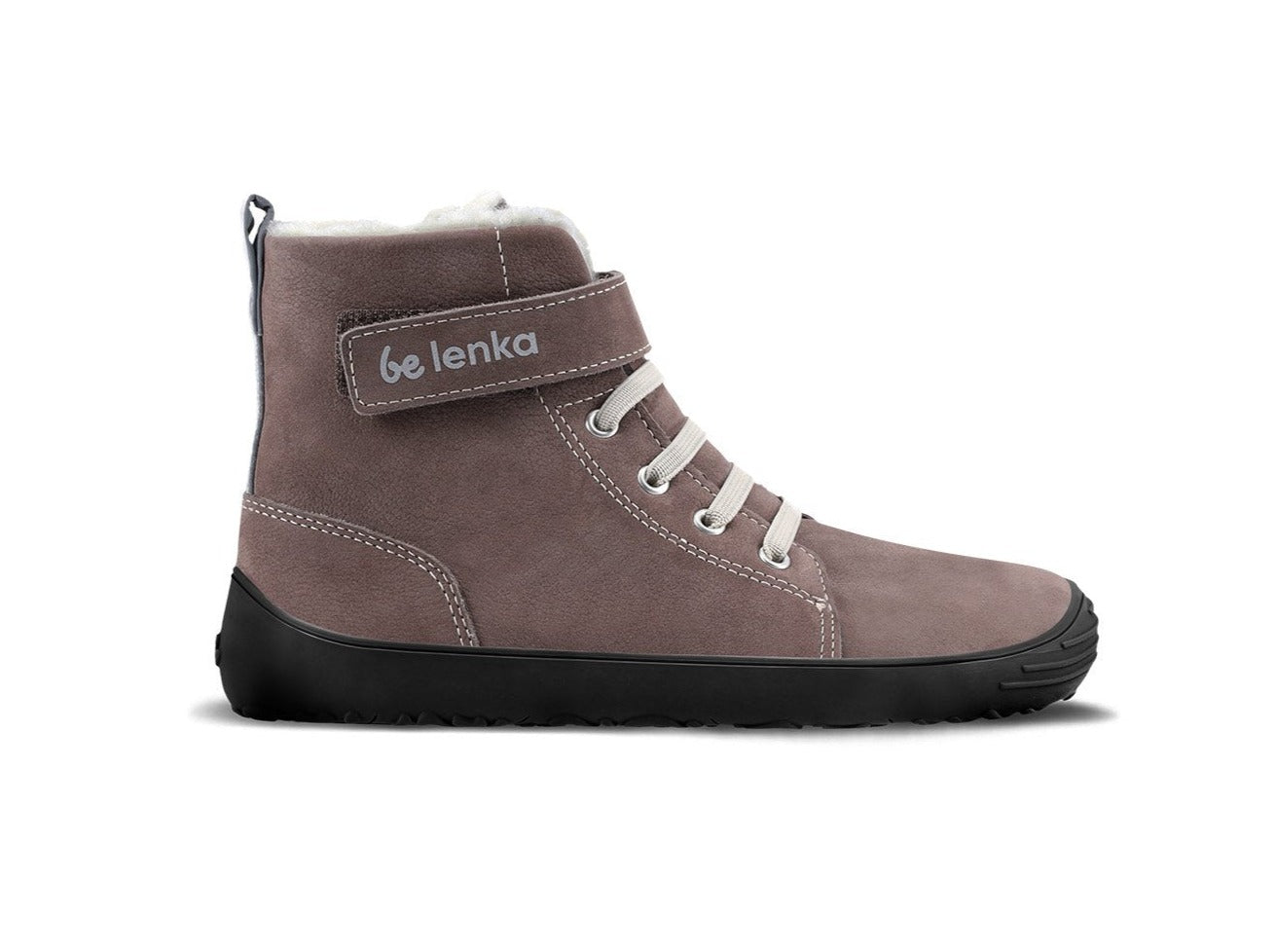 Barefoot Shoes for Kids - Be Lenka Winter Boots in Chocolate Brown | Waterproof & Warm for Outdoor Play, Snow, and Winter Activities
