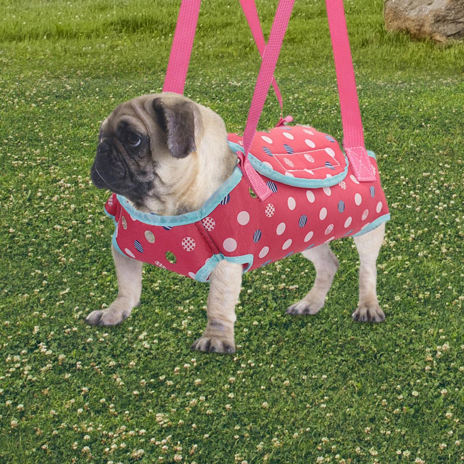 Hands Free Pet Carrier Backpack - Comfortable Dog Sling Bag for Hiking, Camping & Travel | Portable Puppy Carrier for Small to Medium Dogs | Durable Pet Supplies for Outdoor Adventures