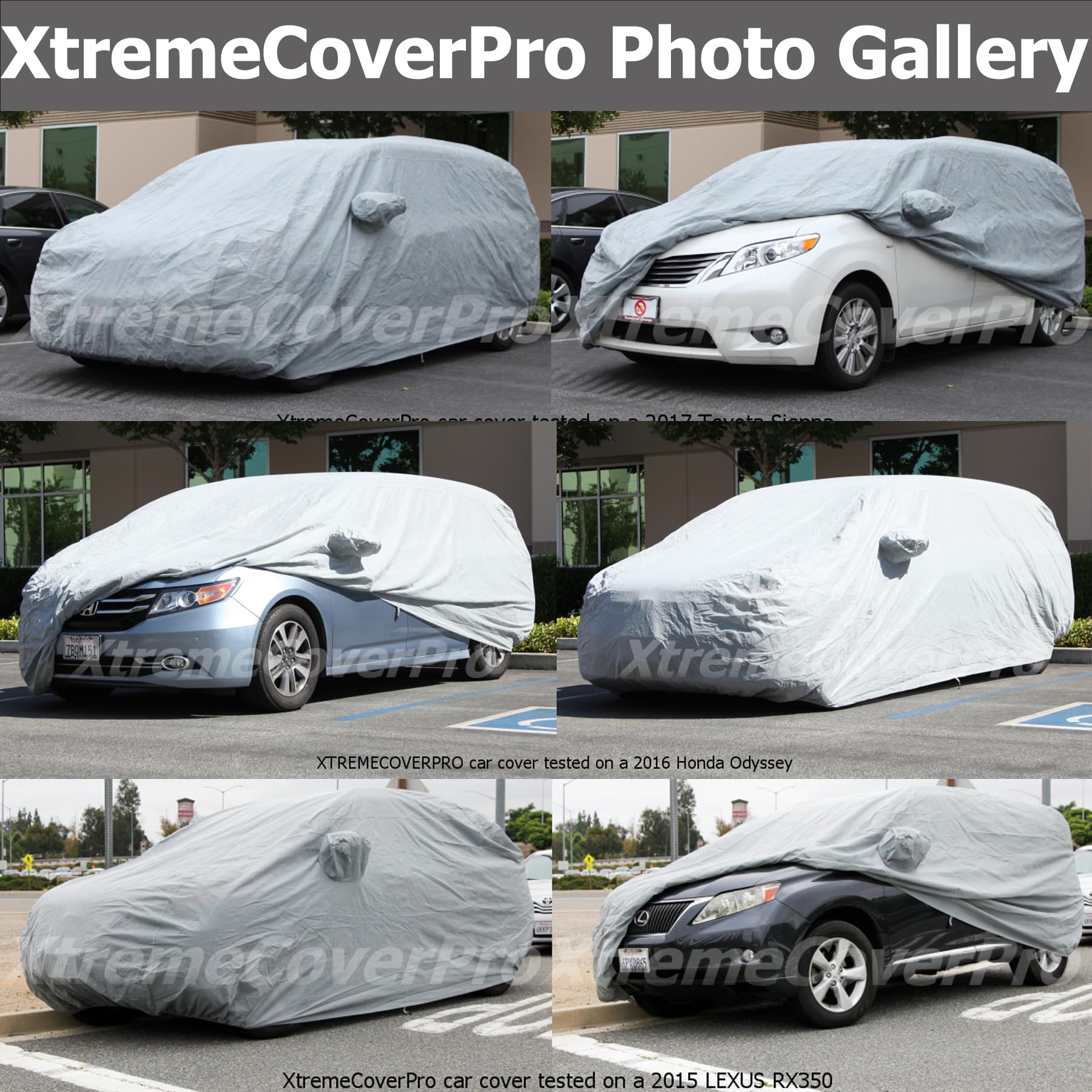 Premium Car Cover for 2020-2025 Mitsubishi Eclipse Cross - XTREMECOVERPRO Platinum Series Waterproof UV Protection (Grey) - All Weather Protection for Indoor/Outdoor Parking