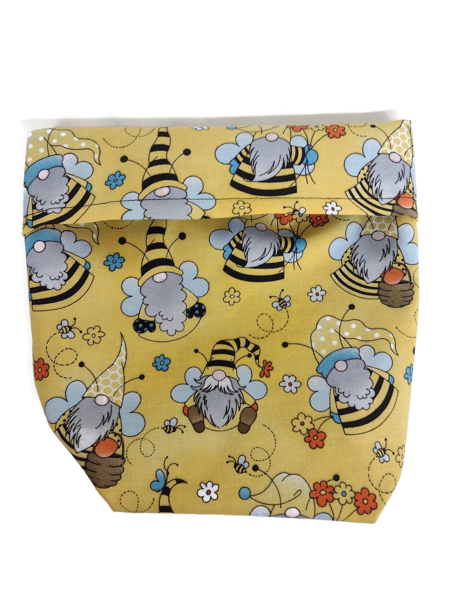 Bee Gnome Microwave Popcorn Bag - Reusable & Eco-Friendly Popcorn Maker for Movie Nights, Parties & Snack Time