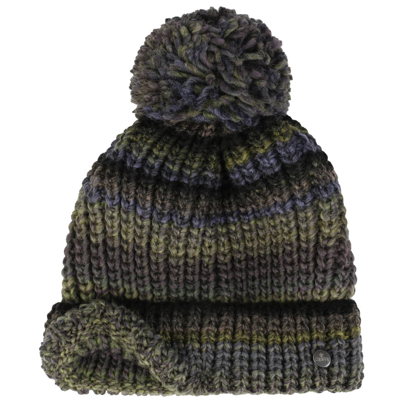 Lierys Finja Bobble Hat - Warm Winter Knit Beanie for Women & Men - Perfect for Skiing, Snowboarding & Outdoor Activities