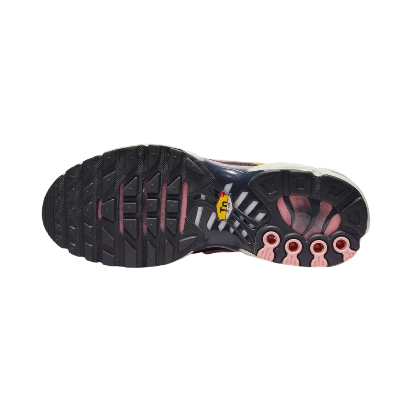 Nike Women's Air Max Plus TN Running Shoes - Off Noir/Medium Soft Pink Sherbert - Comfortable & Stylish Sneakers for Running, Gym Workouts & Casual Wear