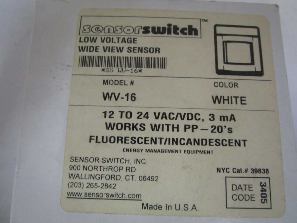 Smart PIR Occupancy Sensor - 1200 sq ft Coverage, White - Ideal for Home, Office & Commercial Spaces
