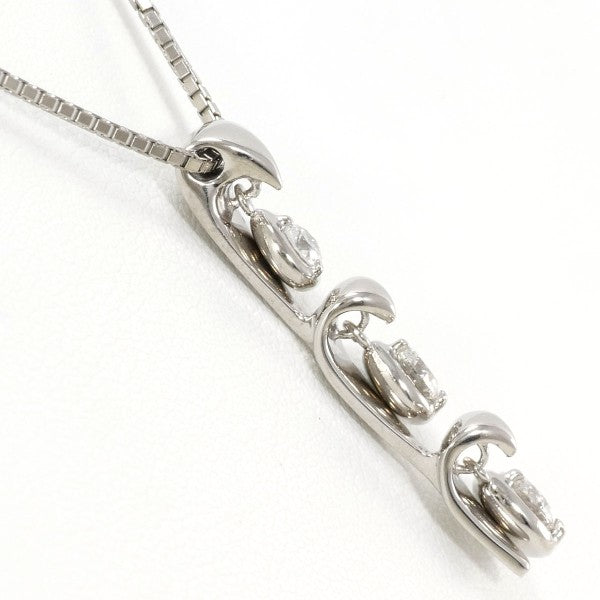18K White Gold Diamond Necklace for Women - Elegant Dainty Pendant Jewelry Gift for Anniversary, Valentine's Day & Special Occasions