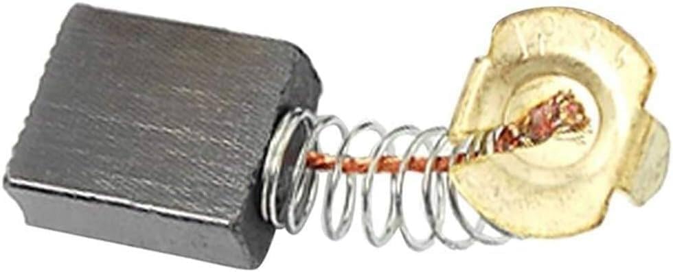2 Pcs Carbon Brush for Electric Motors - 6.5mm x 13.5mm x 18mm Power Tool Replacement Parts - Compatible with Drills, Saws, and Grinders for DIY and Professional Use