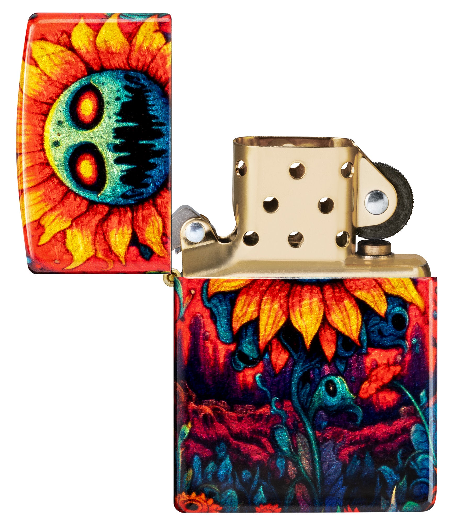 Spooky Sunflower Design T-Shirt for Women - Halloween, Fall Fashion, and Casual Wear - Perfect for Parties, Pumpkin Picking, and Autumn Outfits