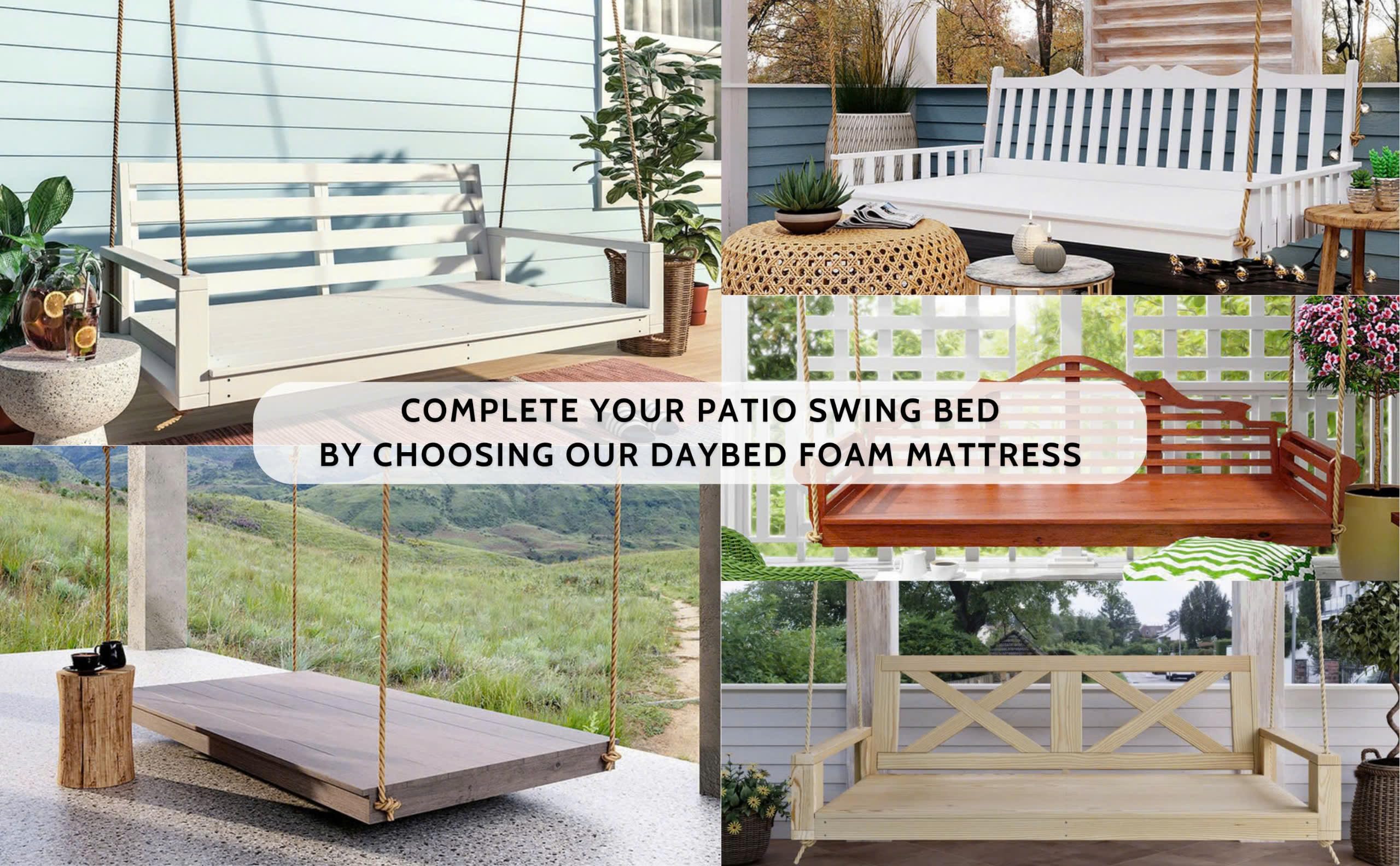 Prolinemax Twin XL 80x39x6 Inch High Density Outdoor Foam Daybed Mattress - 1.8 PCF Medium Firm Support for Patio, Poolside & Guest Room Comfort