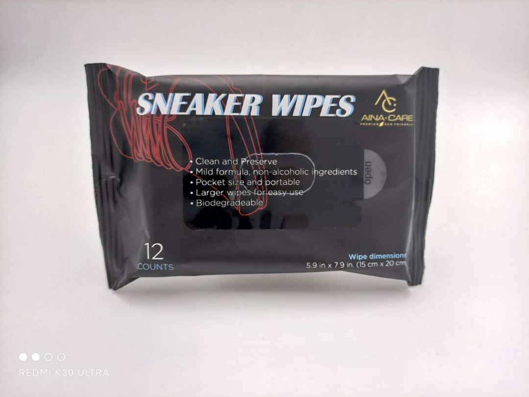 Multi-Purpose Shoe Cleaning Wipes - 12 Sheets (4 Packs) | Gentle & Effective for Sneakers, Leather Shoes & Sports Gear | Perfect for Travel, Gym & Everyday Use