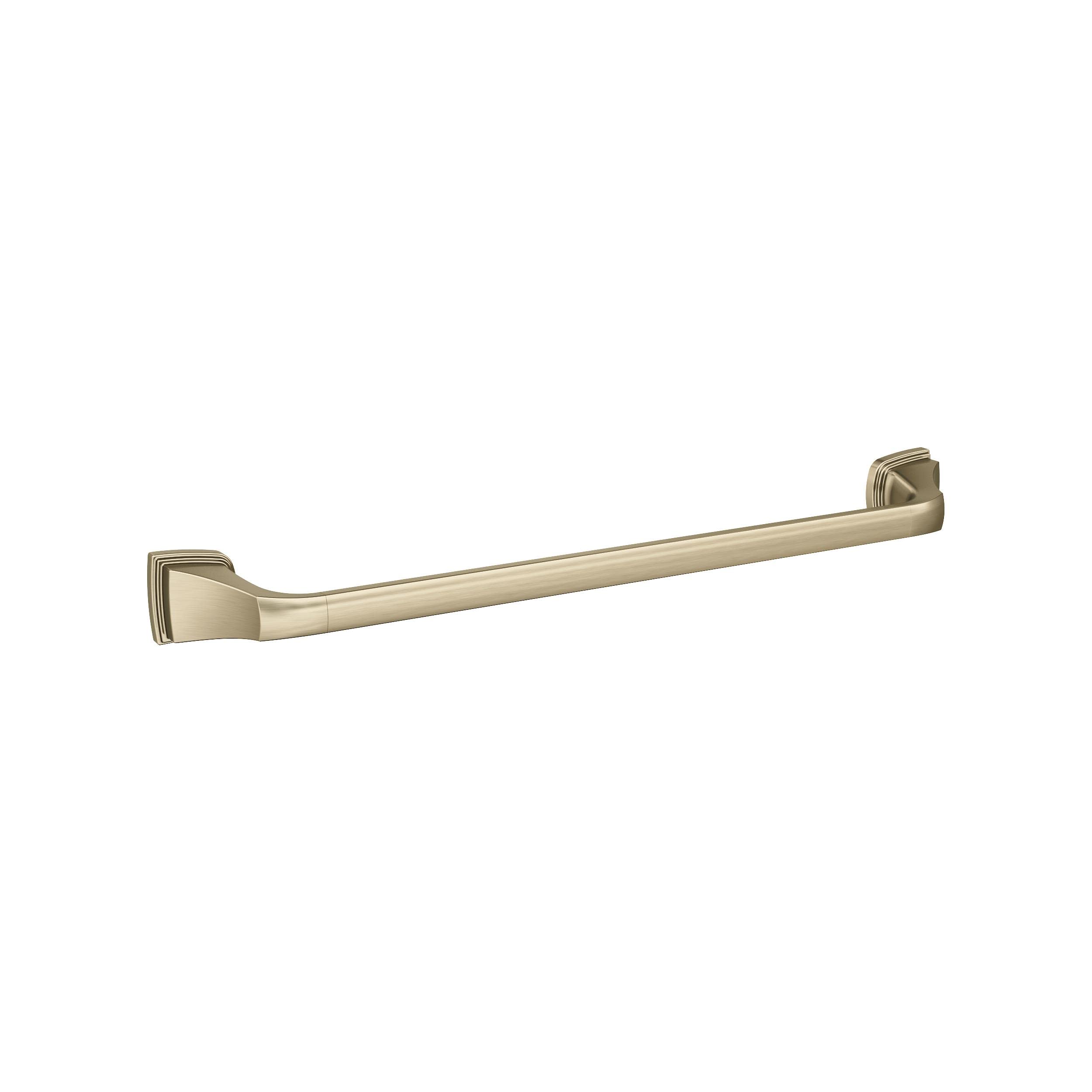Amerock Golden Champagne 24-Inch Towel Bar Set - 4-Piece Bathroom Accessories for Modern Home Decor | Perfect for Bathroom, Spa, and Guest Room Organization