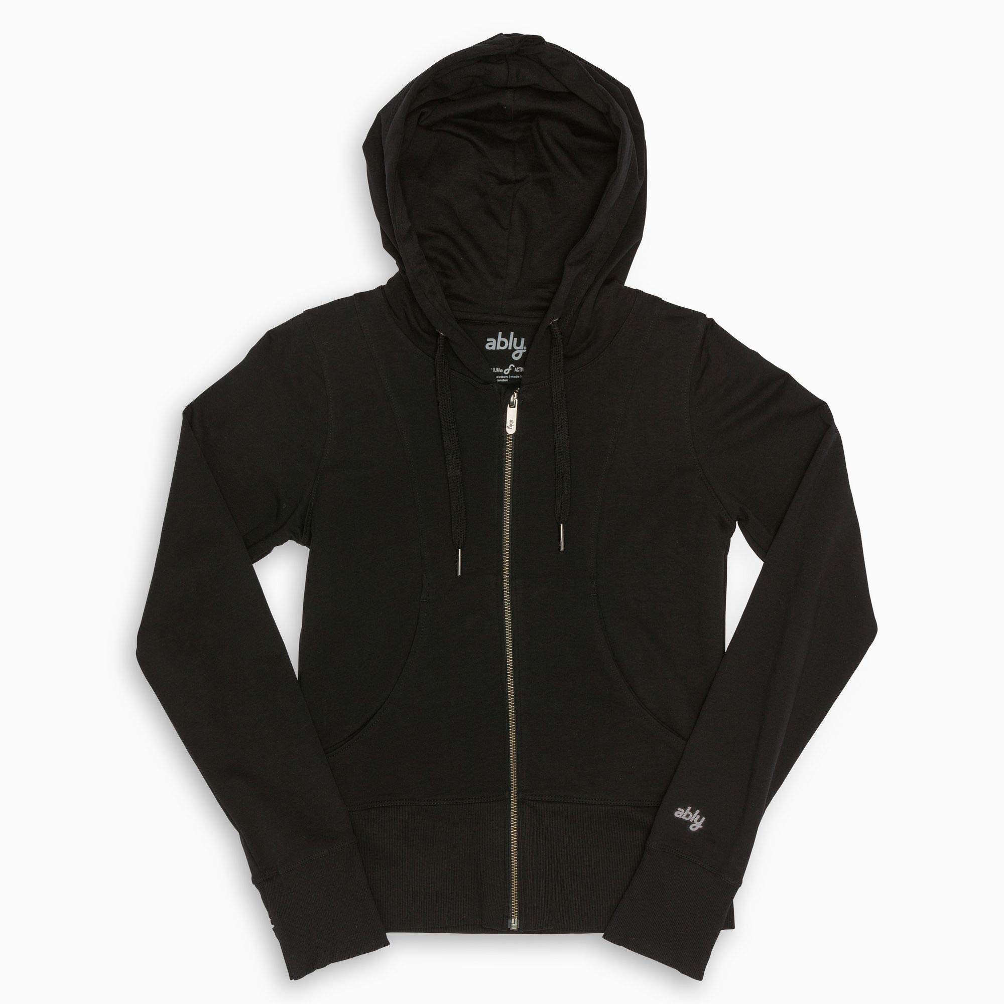 Ably Apparel Hyacinth Women's Lightweight Hoodie - Waterproof, Stain & Odor Resistant Jacket for Outdoor Activities, Travel & Casual Wear