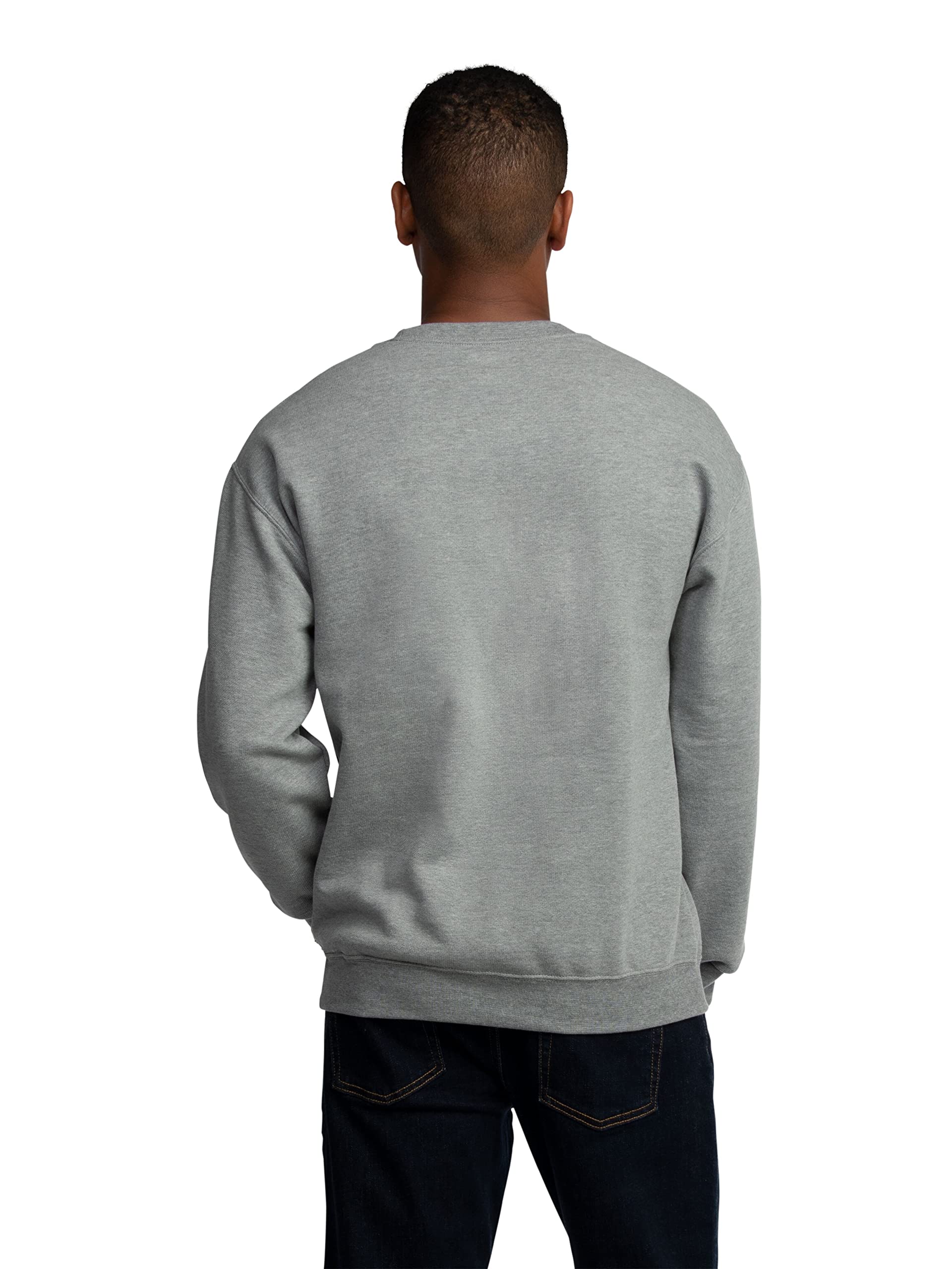 Fruit of the Loom Men's Moisture Wicking Eversoft Fleece Sweatshirt - Soft Breathable Pullover Hoodie for Gym, Running & Casual Wear
