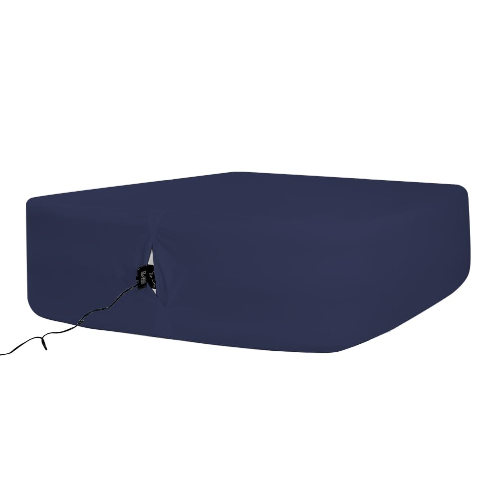 Bedecor Twin Size Air Mattress Sheets - Super Soft, Breathable, Removable Cover with Elastic Band Fits Up to 21