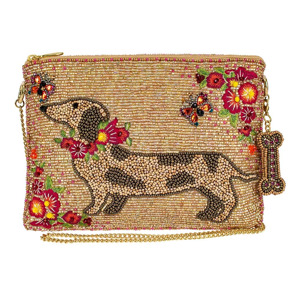 Mary Frances Doxie Mini Crossbody Bag for Women - Elegant Small Purse with Adjustable Strap, Perfect for Parties, Date Night & Everyday Use
