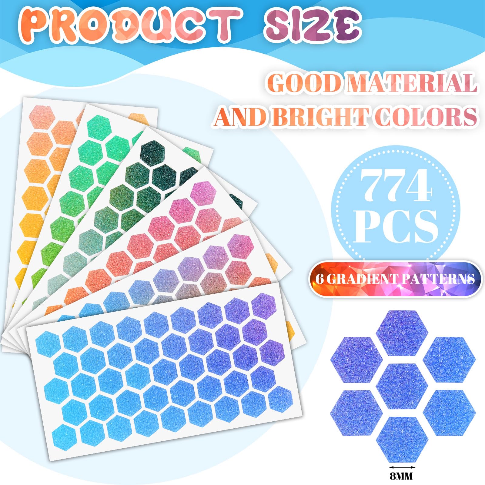 18-Piece Anxiety Sensory Stickers - Textured Anti-Stress Tactile Strips for Adults - Rough Sensory Adhesives for Desk & Office Use - Fresh Style Design for Calming Focus & Anxiety Relief