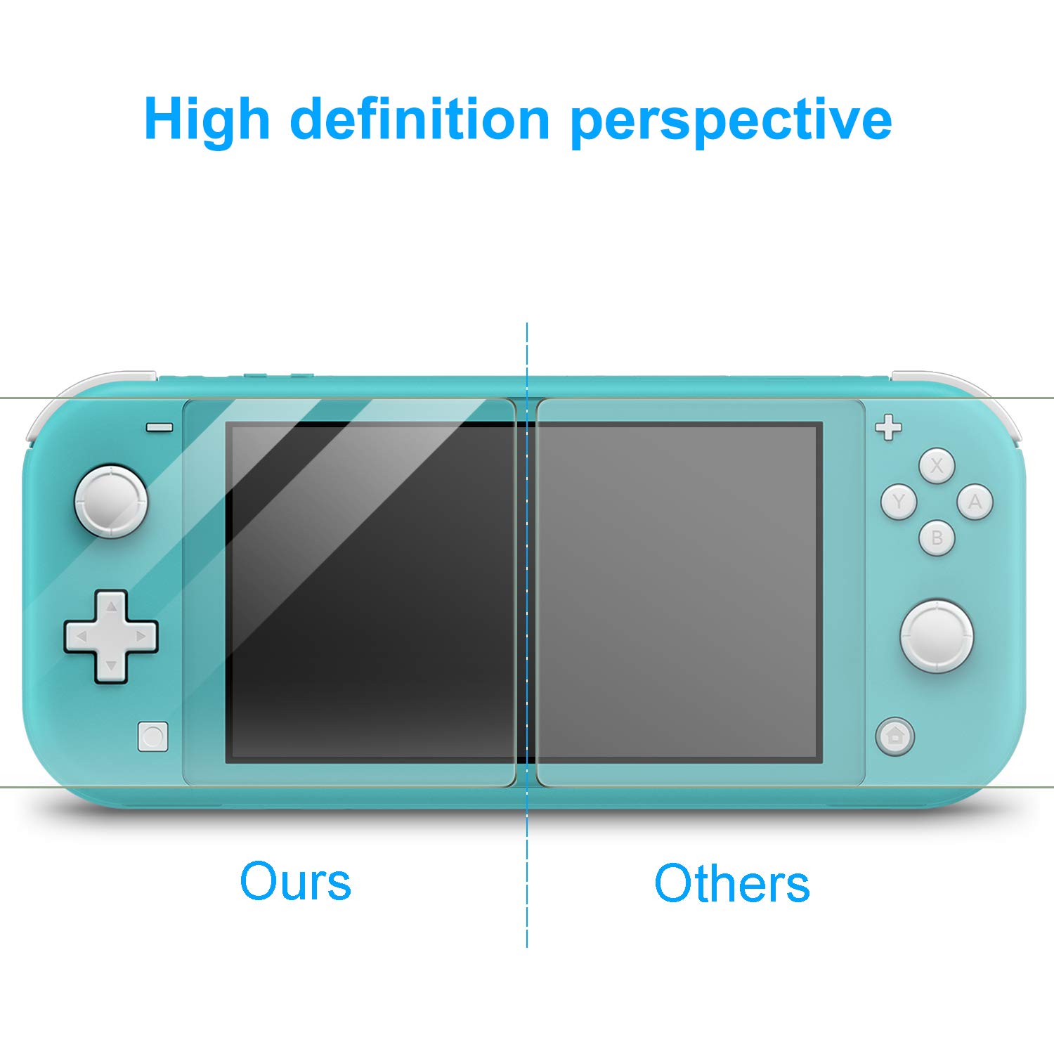 YUANHOT Nintendo Switch Lite Protective Case Set - Shockproof Carrying Case, Screen Protector & Joystick Caps | Travel & Gaming Accessories for Nintendo Switch Lite (Yellow)