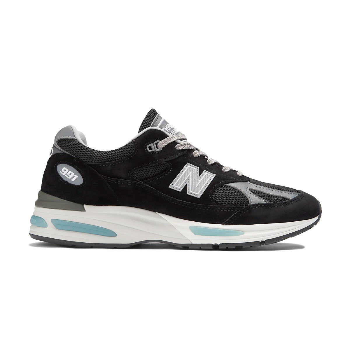 New Balance 991V2 Sneakers for Men - Classic Black Running Shoes for Comfort & Style | Perfect for Jogging, Gym & Casual Wear