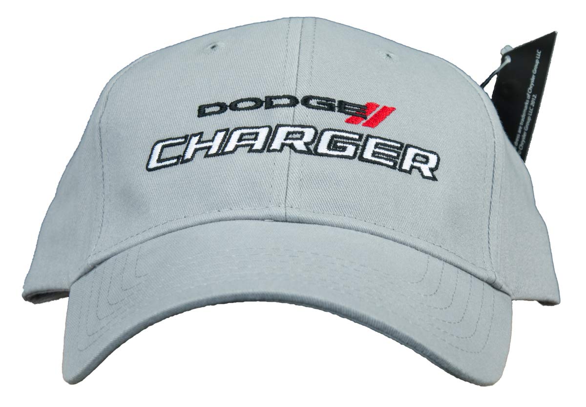 Dodge Charger Embroidered Baseball Cap - Stylish Grey Adjustable Hat for Men & Women | Perfect for Car Enthusiasts, Racing Fans & Casual Wear