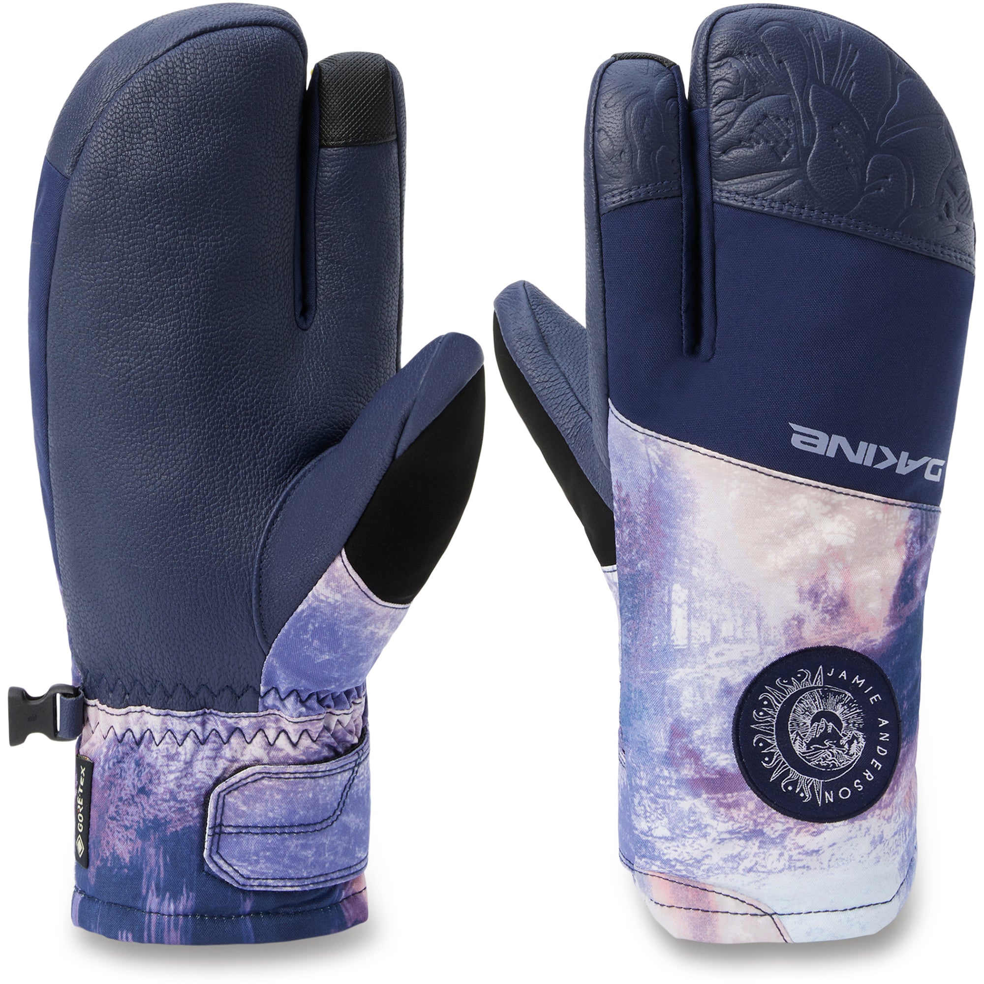 Women's Team Fleetwood Gore-Tex Short Trigger Mitt by Jamie Anderson - Waterproof & Windproof Gloves for Snowboarding, Skiing & Winter Sports