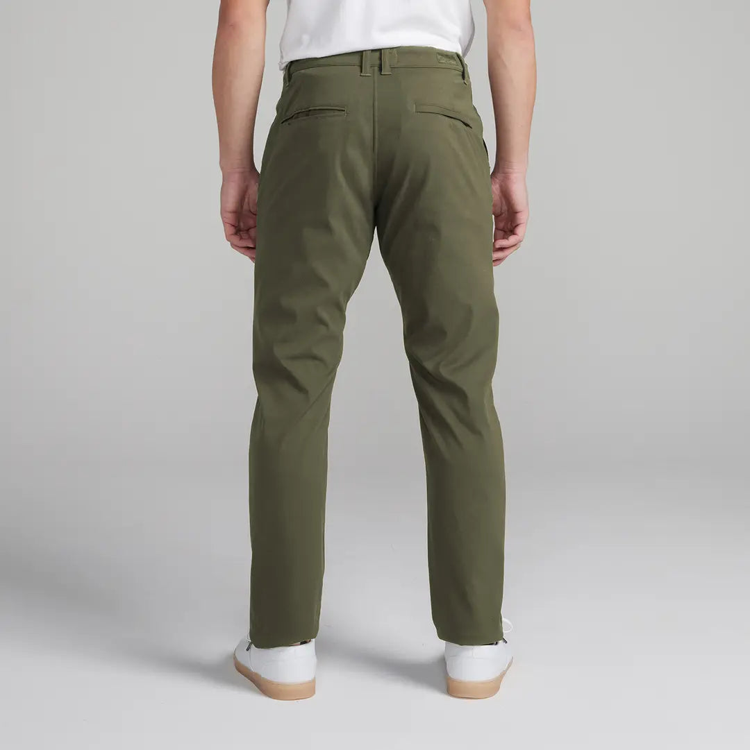TRUE All Day Chino Pants for Men - Comfortable Stretch Dress Pants for Office, Travel & Casual Wear - Slim Fit Work Pants with Wrinkle-Free Fabric