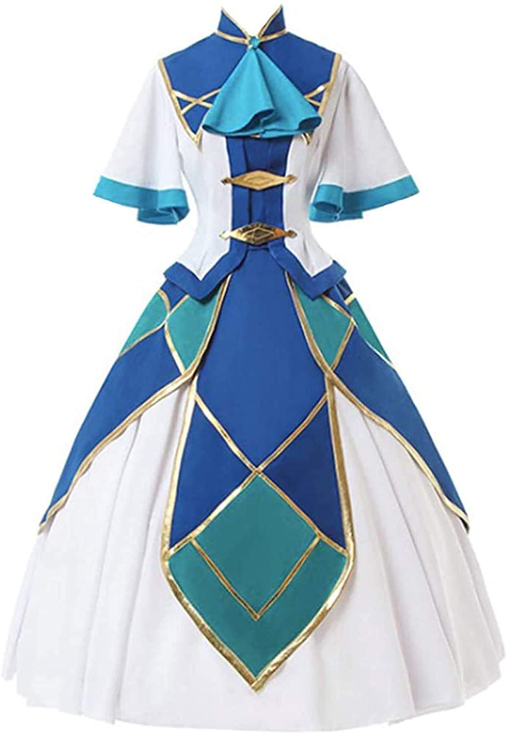 Katarina Claise Blue Cosplay Dress - Elegant Halloween Costume for Anime Fans | Perfect for Cosplay Events, Halloween Parties & Themed Gatherings