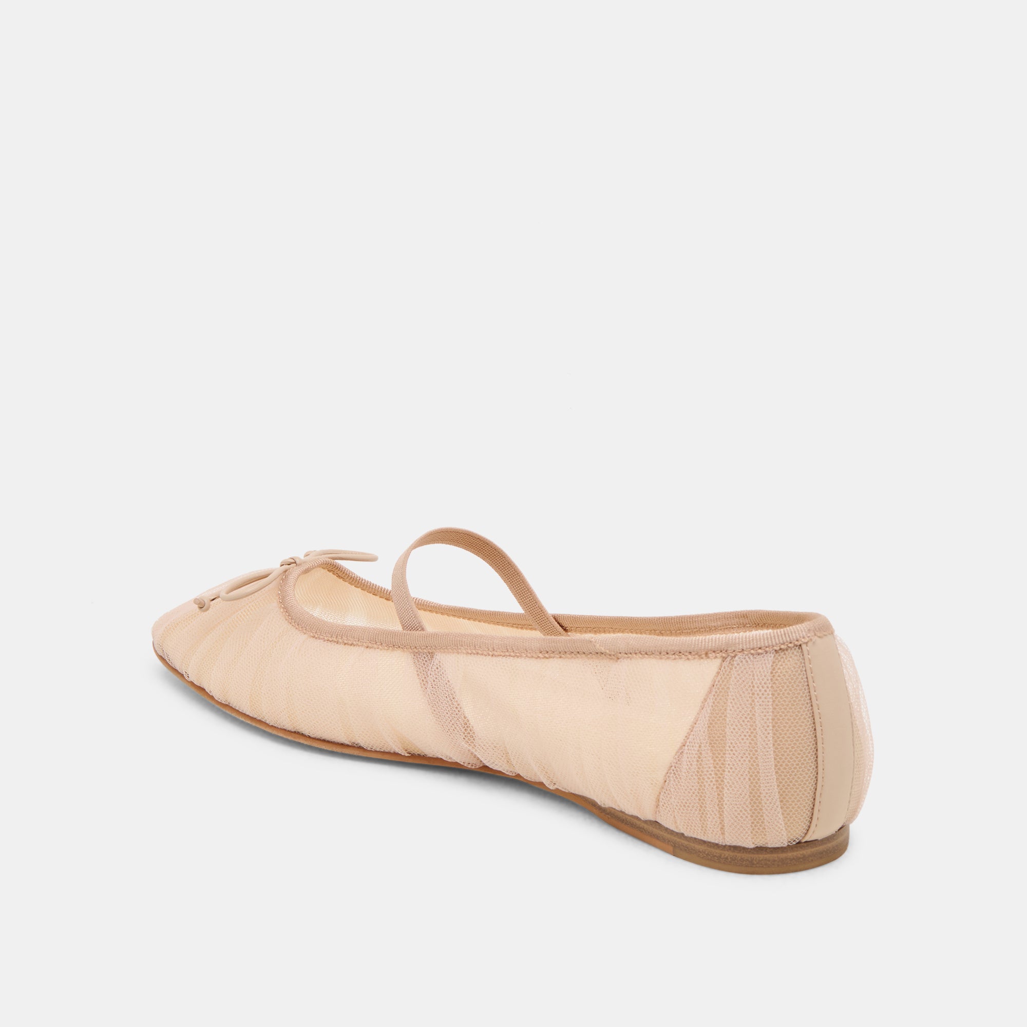 RAEVEN Women's Ballet Flats - Praline Tulle Comfortable Slip-On Shoes for Casual Wear, Work & Dance
