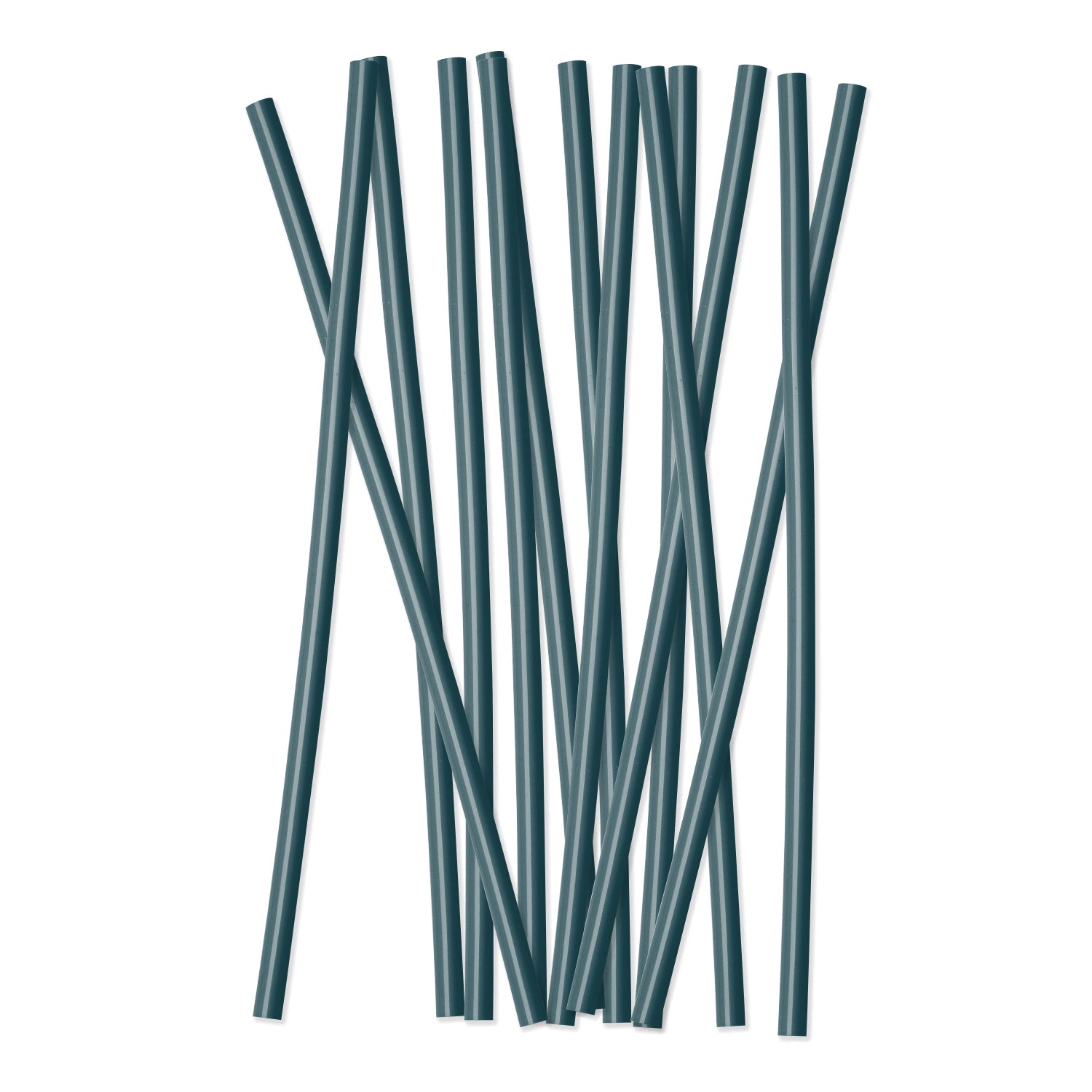Eco-Friendly Reusable Plastic Drinking Straws - 12 Pack BPA-Free, Dishwasher Safe - Perfect for Smoothies, Cocktails & Iced Coffee at Home or On-The-Go