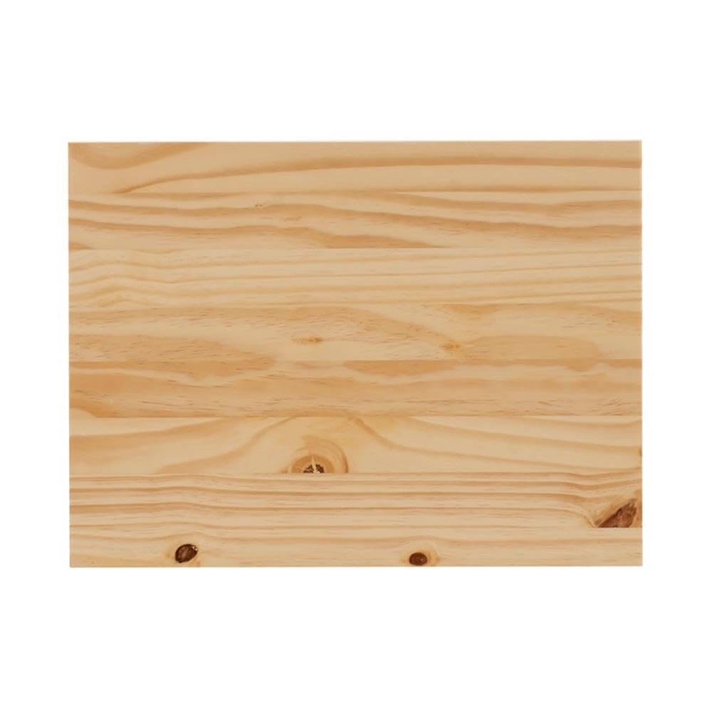 Natural Wood 6-Drawer Wide Rolling Cart with Wheels - Perfect for Office, Kitchen, Bathroom & Bedroom Storage Organization