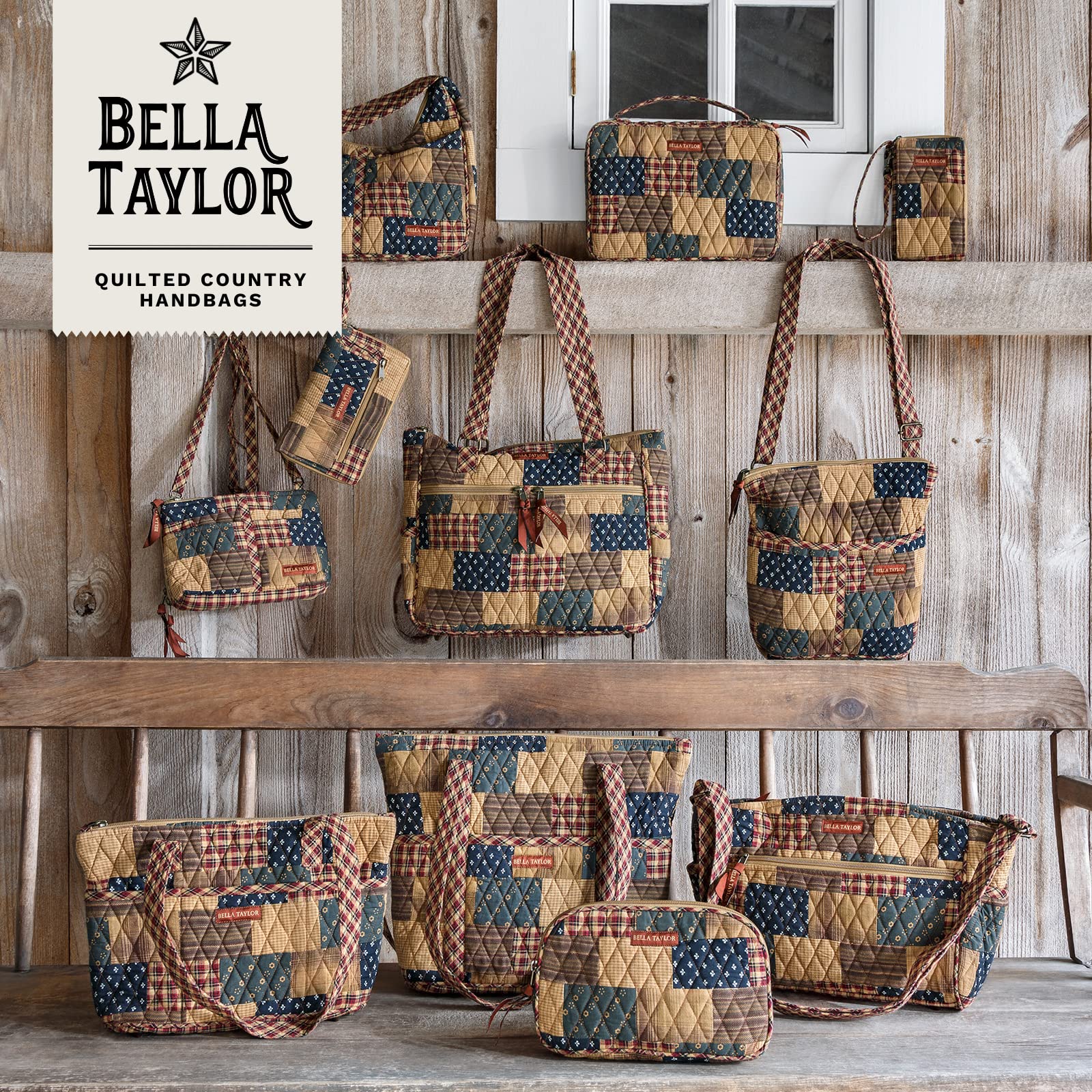 Bella Taylor Claire Crossbody Shoulder Bag for Women - Stylish Multi-Compartment Purse with Adjustable Strap, Perfect for Work, Travel, and Everyday Use