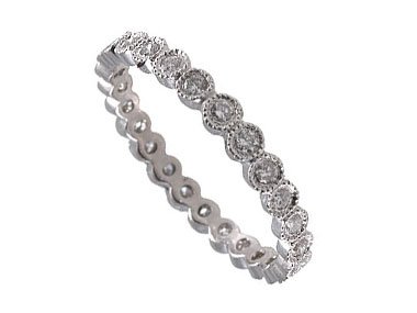 Exquisite Diamond Ring for Women - 14K White Gold Engagement & Wedding Band - Perfect for Proposals, Anniversaries, and Special Occasions