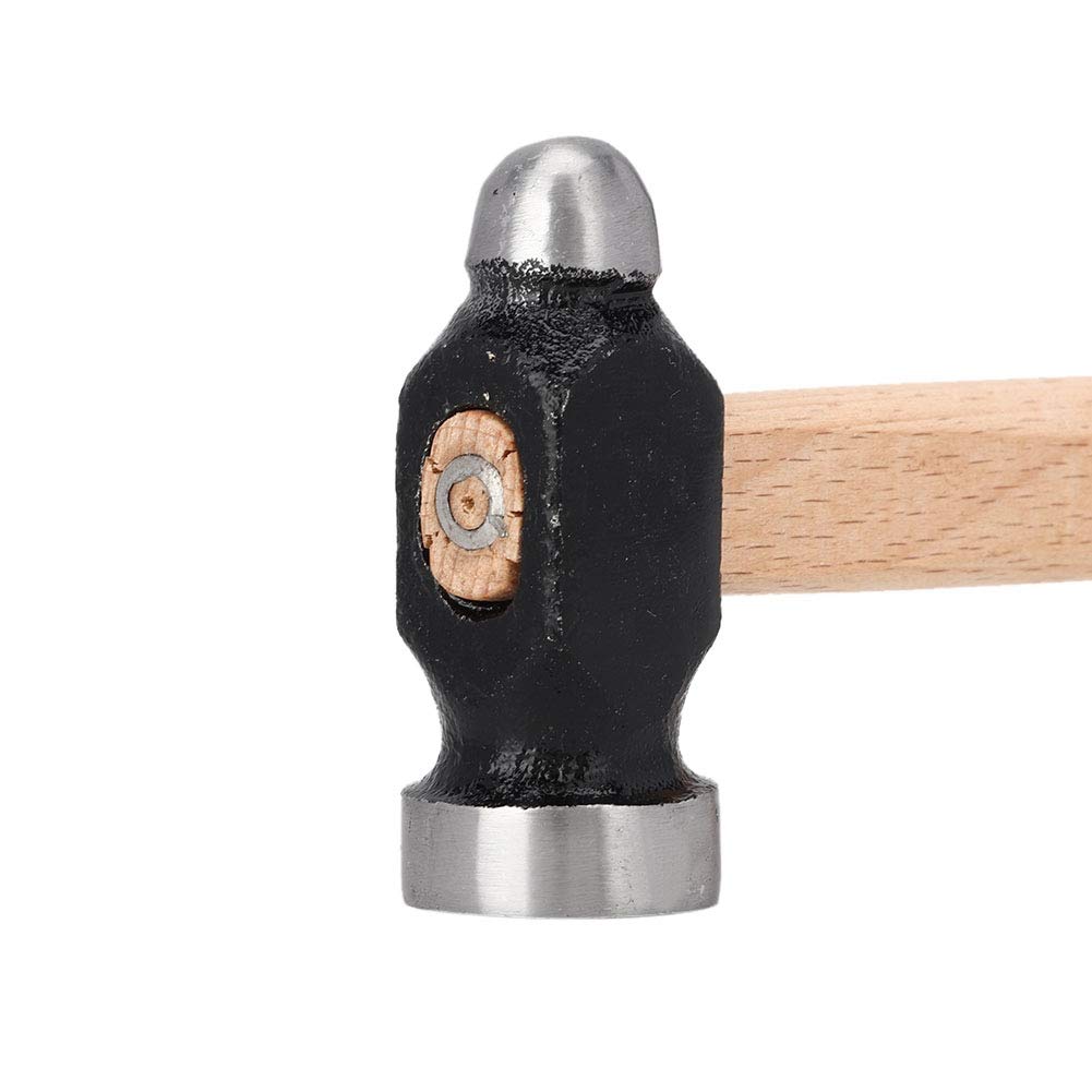 26cm Jewelry Making Hammer with Comfortable Wood Handle - Round Double Head Craft Hammer for Jewelers, Metalworkers & DIY Enthusiasts | Perfect for Jewelry Repair, Metal Forming & Small Craft Projects