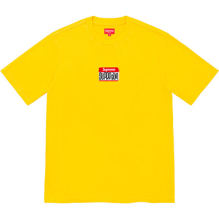 Supreme Gonz Nametag Short Sleeve Top in Yellow - Stylish Streetwear for Casual Outings & Summer Fashion