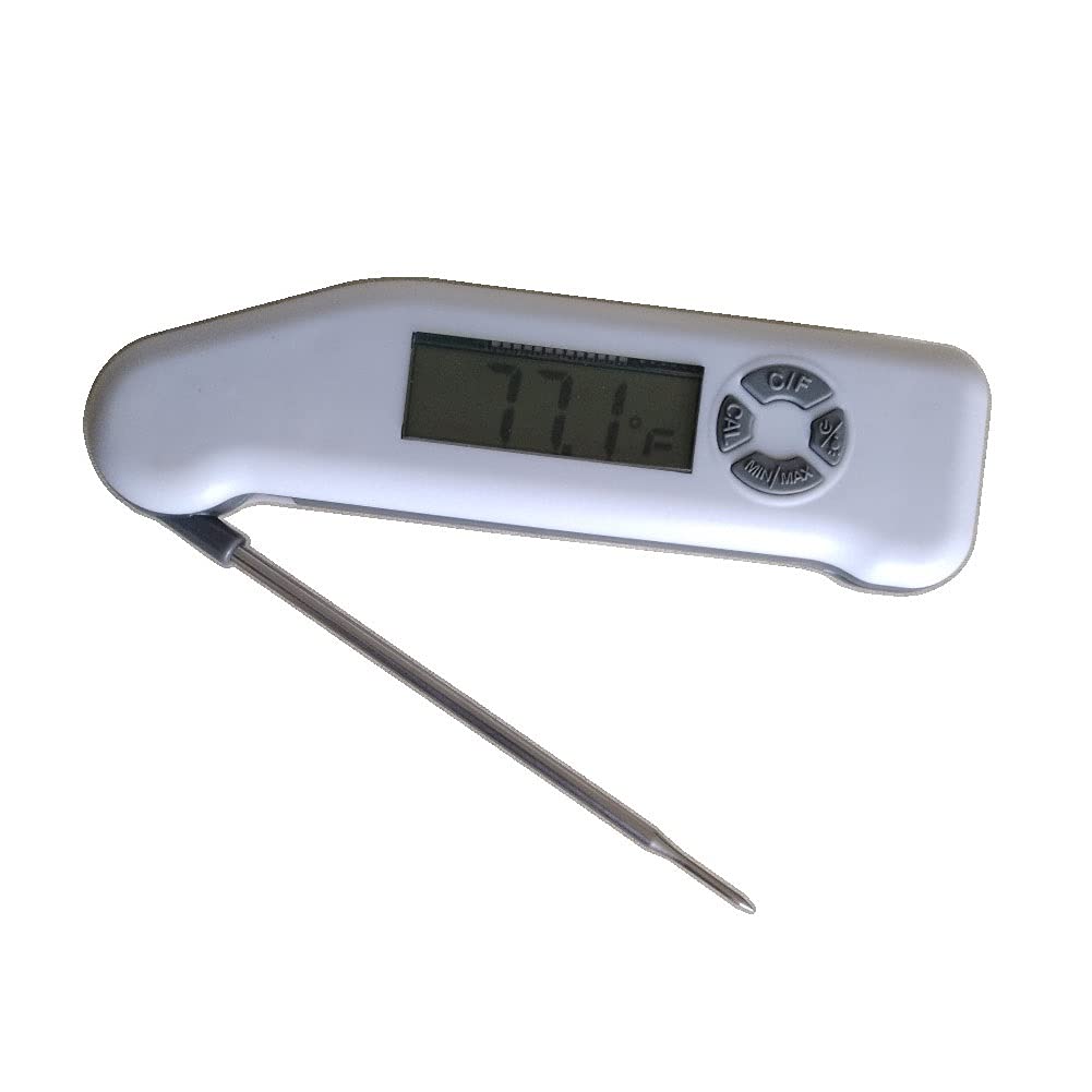 **Ultra Fast Waterproof Digital Meat Thermometer with Backlight & Foldable Probe - Precise Temperature for Grilling, BBQ, Baking, Deep Frying, Liquids, Oil, Milk, Candy - Perfect for Home Kitchen & Outdoor Cooking**