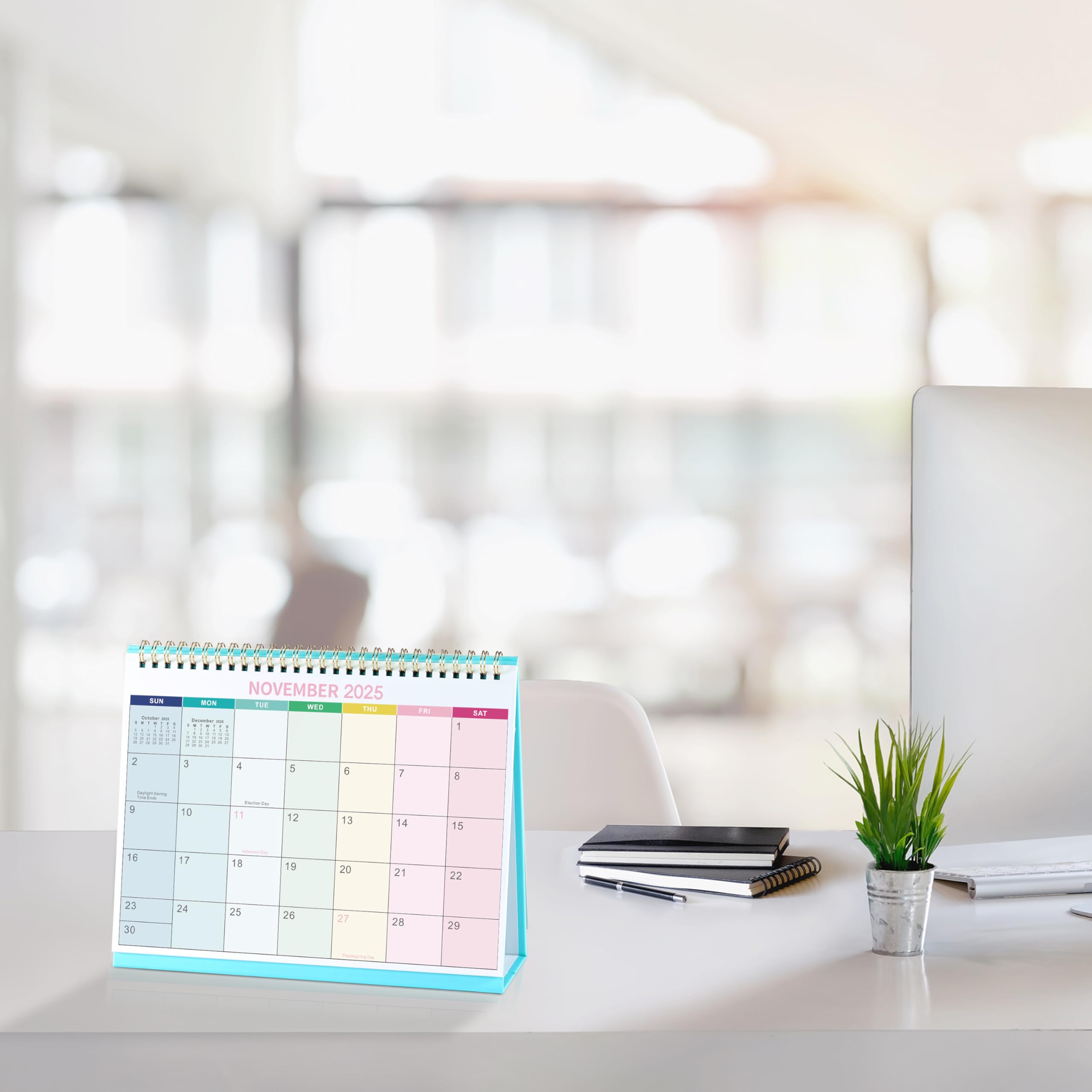 2025-2026 Desk Calendar | July 2025 - December 2026 | 9.8