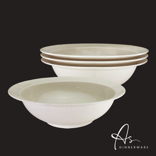 10-Piece Soup Bowl Set (3 Bowls per Pack, 12 Packs per Carton) - Durable Porcelain Bowls for Soup, Cereal, Pasta - Perfect for Restaurants, Catering & Home Dining (AS1610 3M)