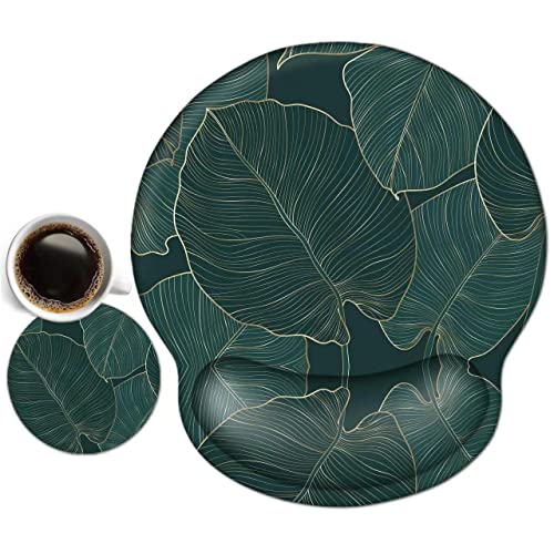 Teal Beach Palm Tree Leaves