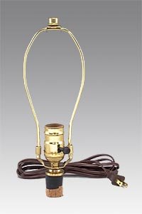 B&P Lamp® Make-A-Lamp DIY Kit with Clear Silver Cord - Creative Lighting Craft for Home Decor, Bedroom, Living Room & Office