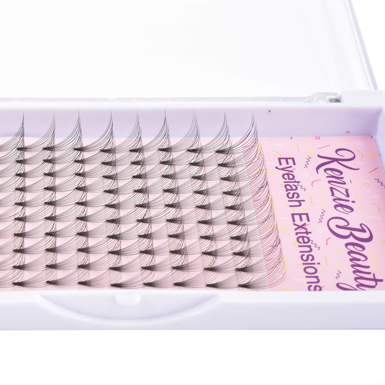 Russian Volume Premade 10D Fans Eyelash Extensions - 0.07mm Thickness, D Curl, 13mm Length - Perfect for Bridal, Party & Special Occasion Makeup