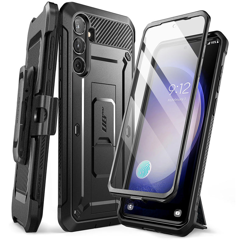 Samsung Galaxy S23 FE Unicorn Beetle PRO Heavy Duty Rugged Case - Shockproof, Drop Protection, Black (Open Box) - Perfect for Outdoor, Work & Extreme Sports
