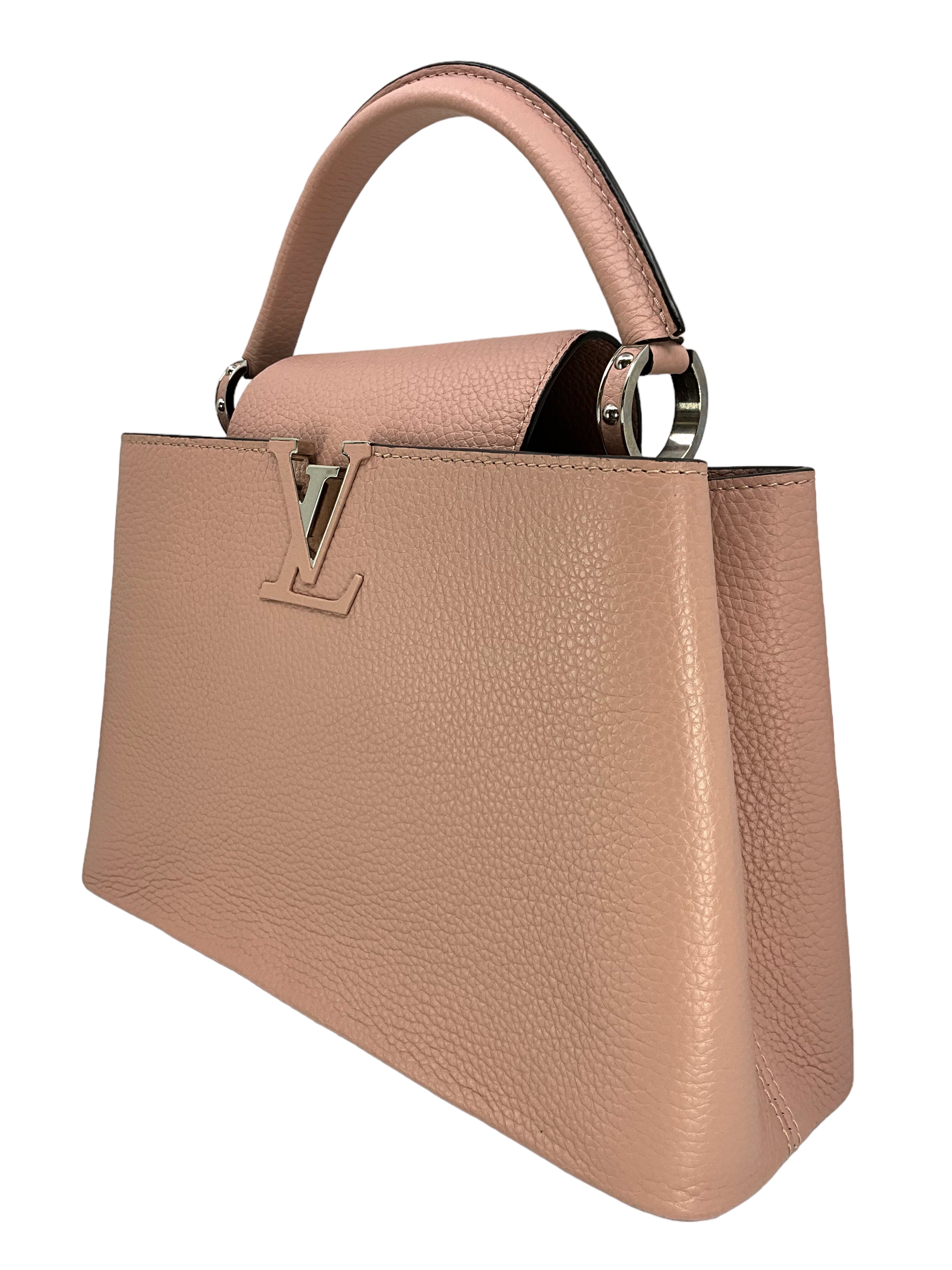 Louis Vuitton Capucines PM Handbag - Genuine Taurillon Leather Luxury Shoulder Bag for Women | Perfect for Work, Evening Events & Travel