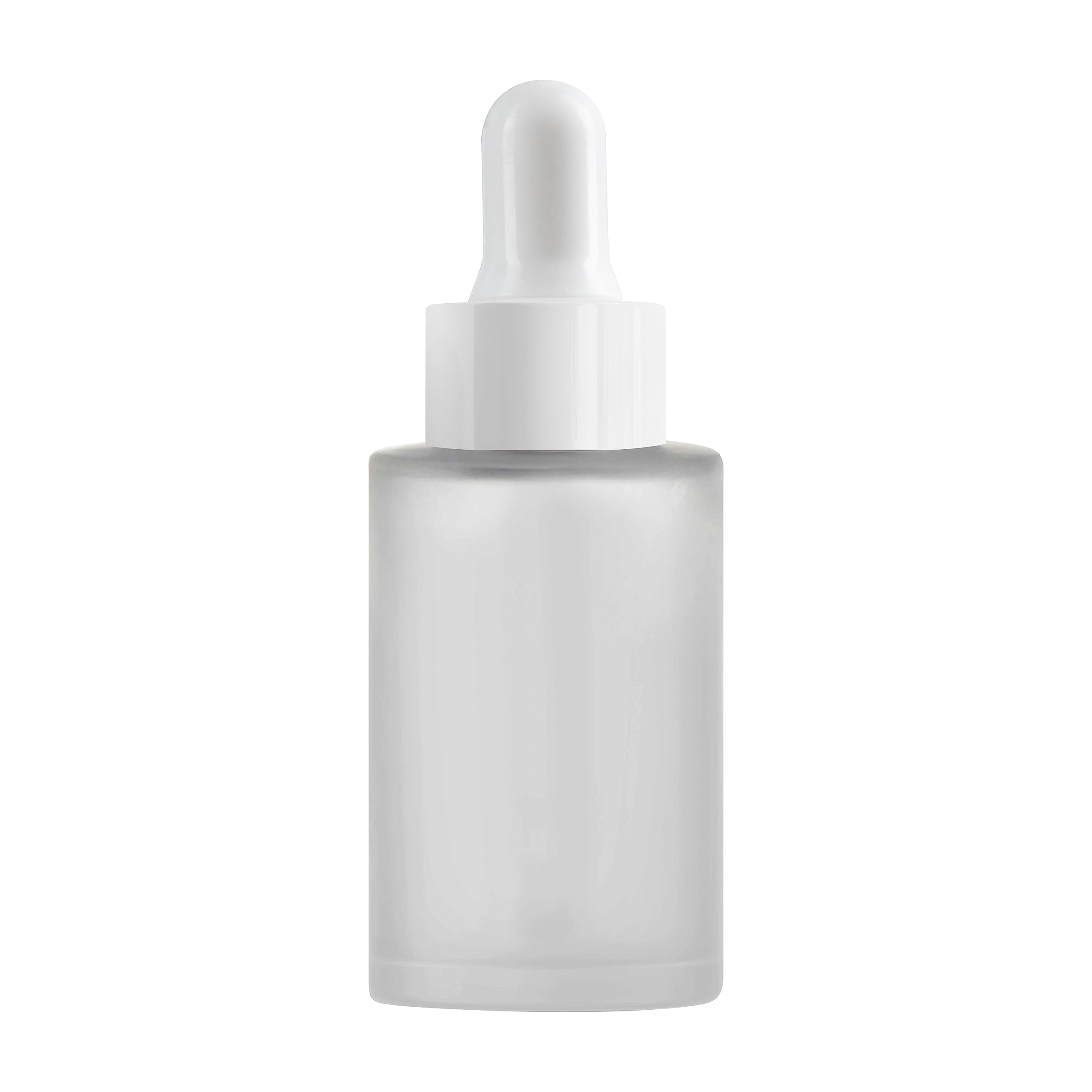 Premium Frosted Glass Bottle with White Dropper - 2 Pack Essential Oil Dropper Bottles for DIY, Aromatherapy & Travel | Leakproof & Durable
