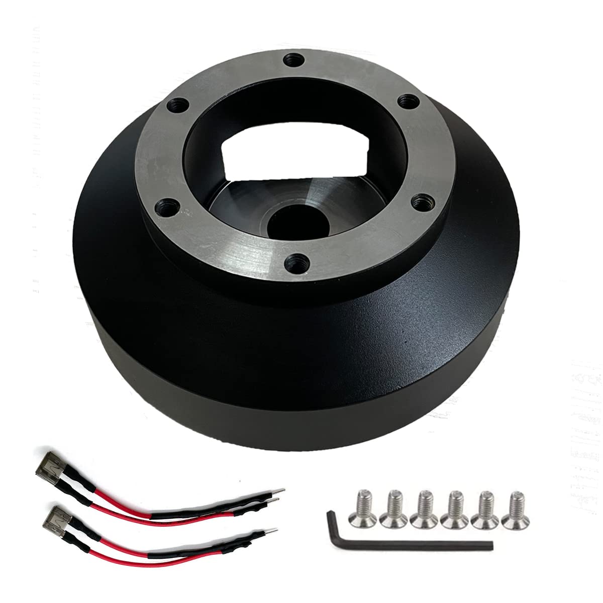 Larlansz Steering Wheel Short Hub Adapter SRK-131H - Quick Release Boss Kit Compatible with Honda Civic EP, FIT, Accord, Acura RSX, TSX, TL, RL, Integra, CR-V, CR-Z, S2000 - Perfect for Racing, Drifting & Car Customization