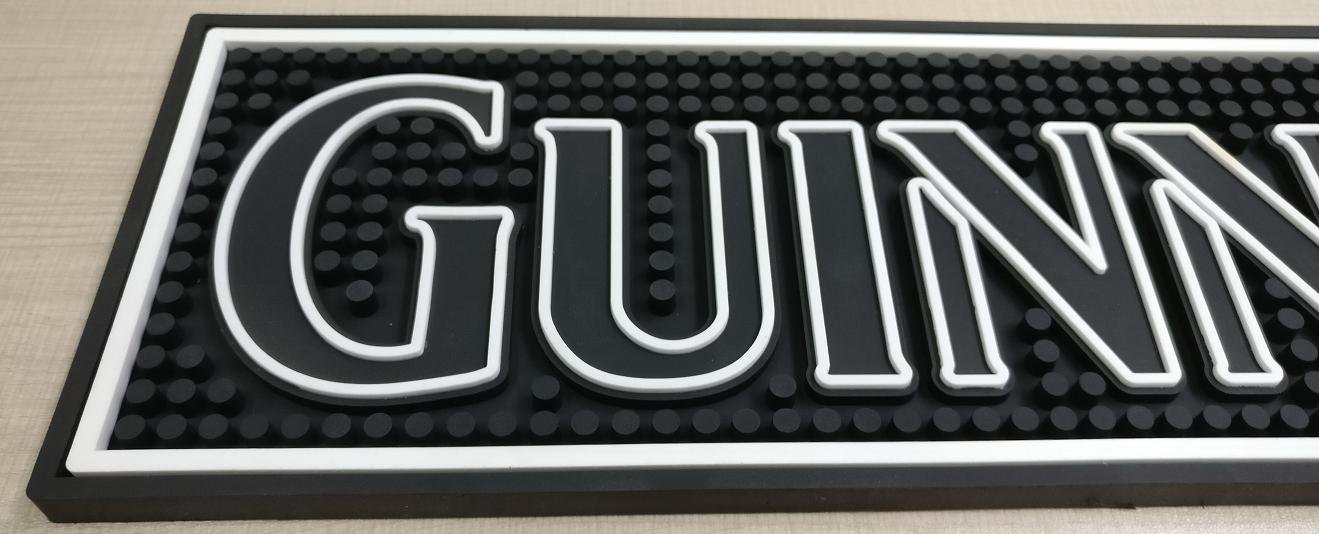 Guinness Est. 1759 Professional Bar Mat - Non-Slip Spill & Drip Mat for Beer, Cocktails & Liquor - Perfect for Pubs, Home Bars & Countertops