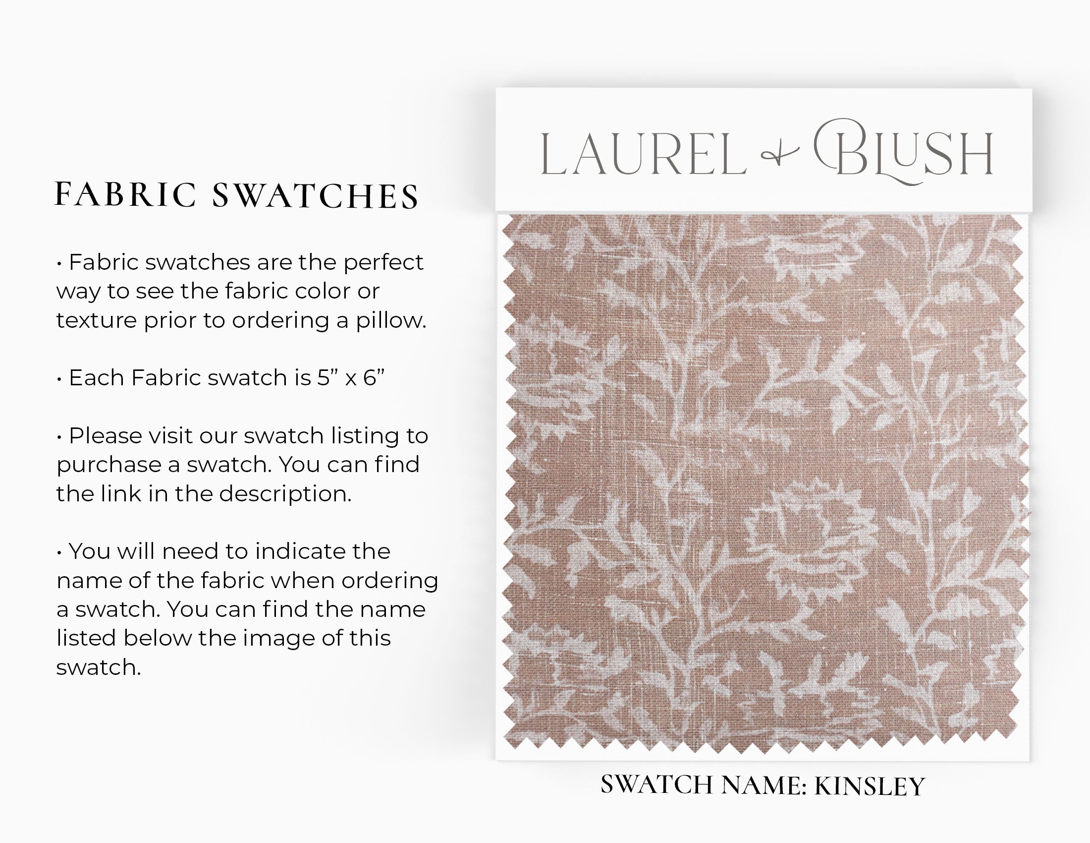 Premium Kinsley Pillow Cover - Soft & Breathable Cotton Linen Blend - Standard & Queen Sizes - Perfect for Living Room, Bedroom & Outdoor Decor
