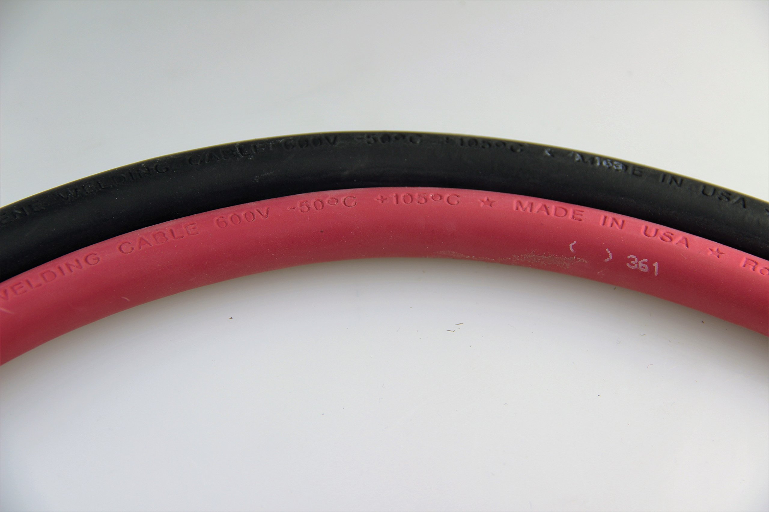 High-Quality 6 Gauge Ultra-Flexible Car Battery & Welding Cable - 40ft Red & 40ft Black with 5 Copper Lugs - Perfect for Automotive, Marine, and DIY Electrical Projects