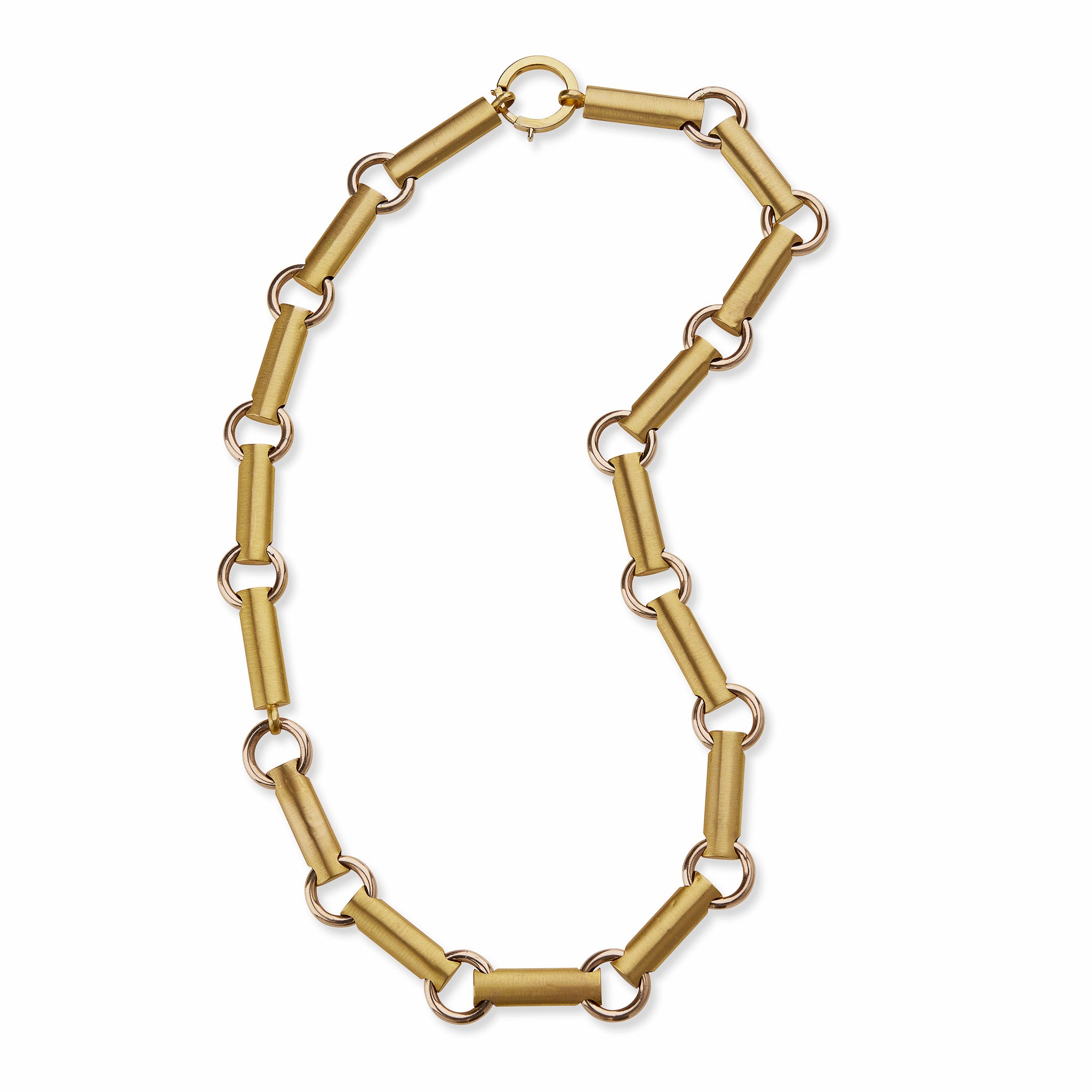 15K Bi-Color Rose & Yellow Gold Necklace for Women - Elegant Dainty Pendant Jewelry Gift for Anniversary, Valentine's Day & Special Occasions