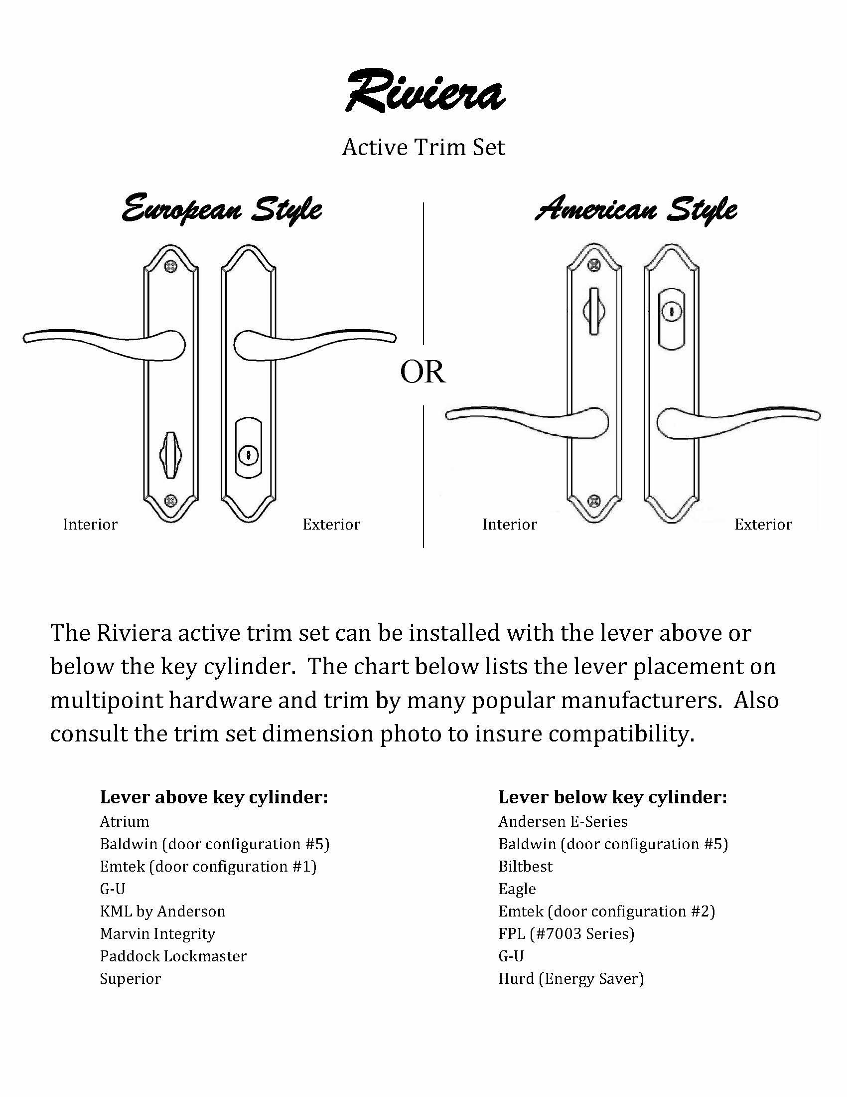 Premium Solid Brass Multipoint Lock Lever Set - SC1 Keyway, Antique Brass Finish, Right-Hand Installation | Secure Entry Door Hardware for Homes & Commercial Buildings