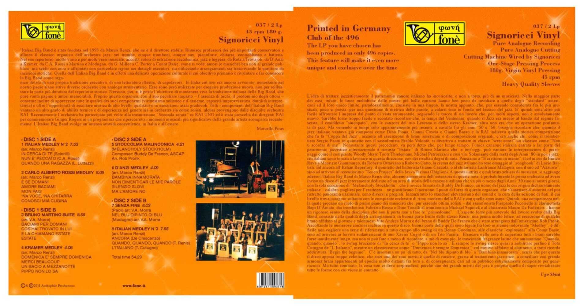 Authentic Italian Big Band Music - Vintage Swing & Jazz for Parties, Weddings & Events | Perfect for Dance Nights & Retro Themed Gatherings