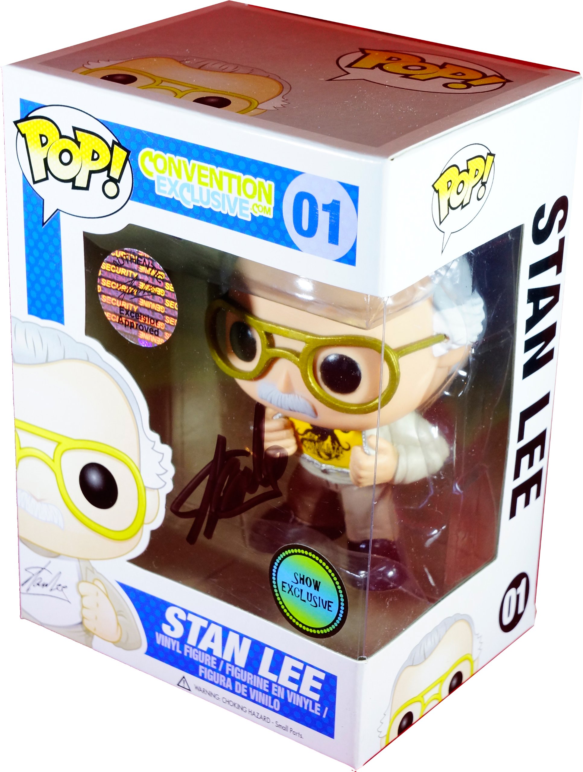 Stan Lee's Excelsior 2013 Exclusive Funko Pop! Vinyl Bobblehead Collectible Figure - Perfect for Marvel Fans, Comic Book Collectors and Pop Culture Displays