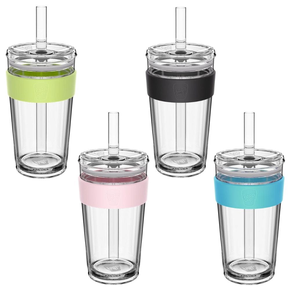 KeepCup Double Walled Insulated Cold Cup 16oz - Reusable Coffee & Iced Drink Tumbler for Office, Travel & Outdoor Activities